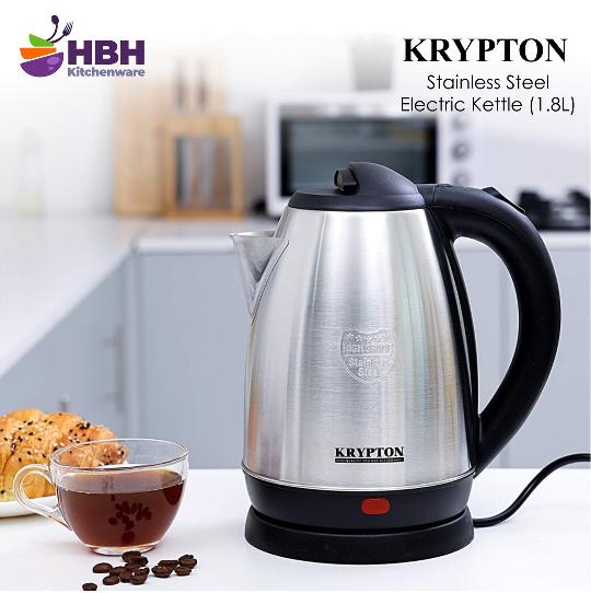 Time to upgrade your kitchen with a variety of Electric Stainless steel Kettle.?

Available at our stores. 

 KRYPTON Stainless 