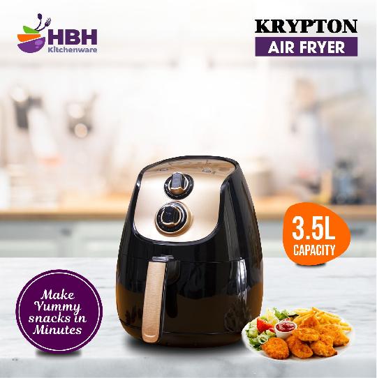It's time to up your snacks game with Nikai & Krypton Air Fryers and enjoy as many bites as you want.

NIKAI AIR FRYER - 265,000