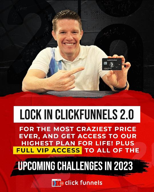 This is it…

The greatest Black Friday offer comes down TONIGHT!!!

This is your LAST chance to LOCK IN ClickFunnels2.0 funnel h