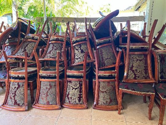 Only 60 chairs left.. 
.
Dining chairs.. Perfect for restaurants or home use.. 80 chairs available.. Imported… 65,000 each (Fixe