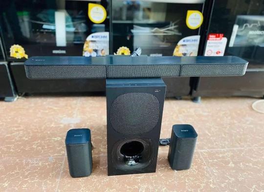 Offers? Offers?
SONY SOUND BAR SYSTEM 400W
  2 years warranty
•Bei? 790,000/-
•Free delivery ?
5.1 CH Real surround
Bluetooth
US
