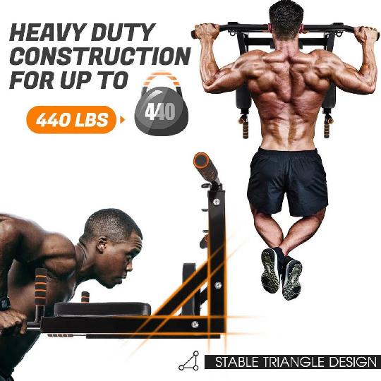 Heavy Duty Pullup & Dips Wall stand 
225,000Tshs