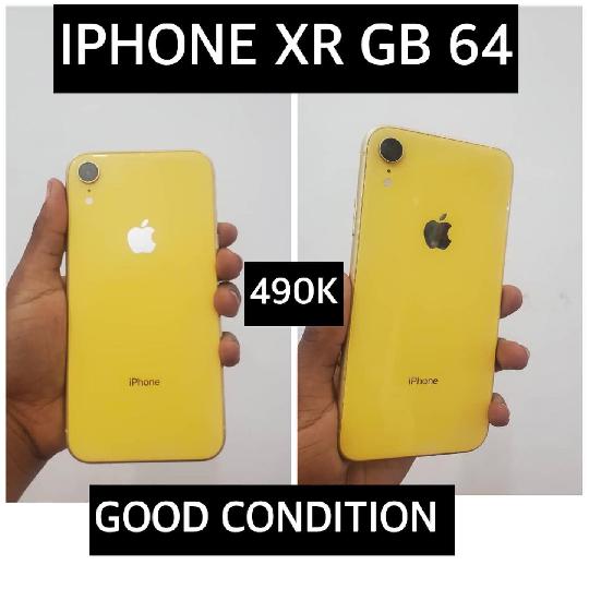 Iphone xr Gb 64?  clean sanaa everything works perfectly fine only for  490k seems like a good day to live up your self with the