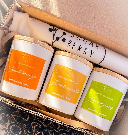 What's better present than scented candles for your loved ones or perhaps yourself? ?️
A Self-care therapy that uplifts moods, r