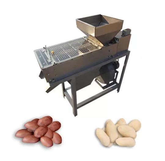 peanut peeling machine (dry). About 200kg per hour.  price Bei Yake 1850000 ( miliono moja laki nane na nusu ) 

Agiza na mm kut