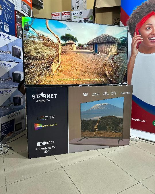 Offer kubwa!! Starnet LED TV 43” Tsh:445,000
✔️warranty mwaka mzima
✔️Free delivery in Dar Es Salaam malipo baada yakupokea
✔️mi