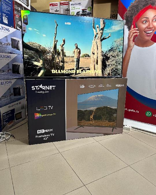 Offer kubwa!! Starnet LED TV 43” Tsh:445,000
✔️warranty mwaka mzima
✔️Free delivery in Dar Es Salaam malipo baada yakupokea
✔️mi