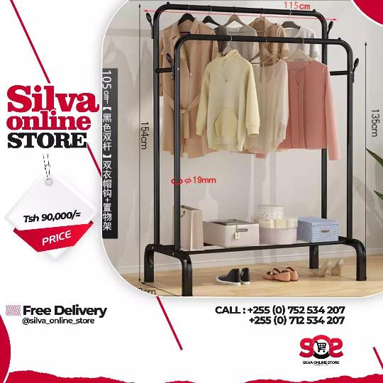Multi-function Double Pole Stainless Steel Clothing Hanger for Tsh. 90,000/= only.

Place your order now!
~
Call/Whatsapp: 0752 