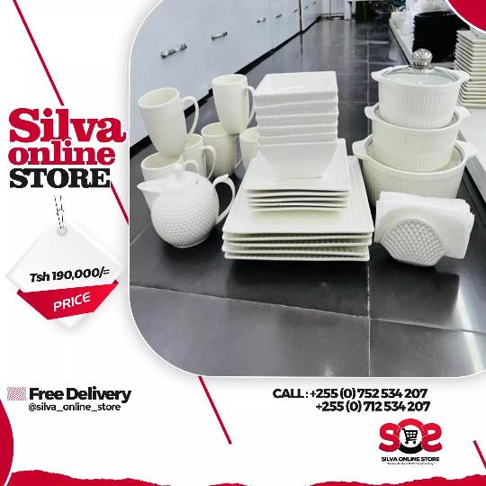 Montannah dinner set specials for Tsh. 190,000/= only.

Choose your favorite and Place your order now!
~
Call/Whatsapp: 0752 534