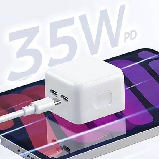 Apple Fast charger 35watts 
Adopter 35,000/=
Cable 10,000/= 

Full 45,000/= 

?tunapatkana Mawasiliano bus stand Dar es salaam (