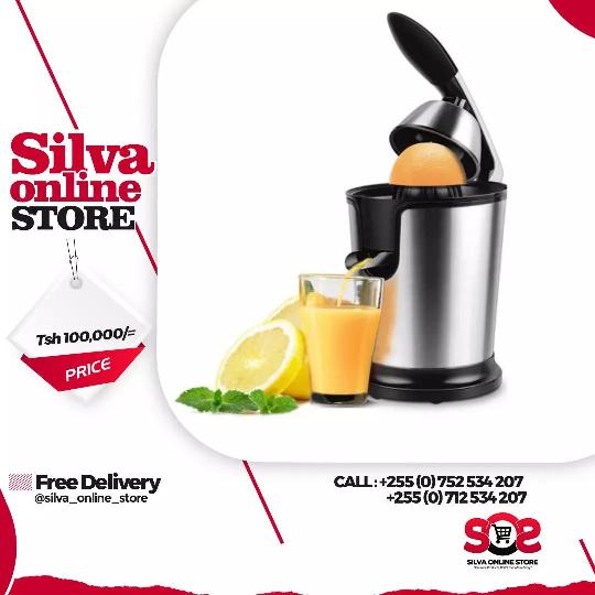 Sokanyi Citrus Juicer for Tsh. 100,000/= only.

Place your order now!
~
Call/Whatsapp: 0752 534 207 or 0712 534 207

Free delive
