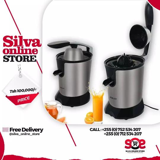 Sokanyi Citrus Juicer for Tsh. 100,000/= only.

Place your order now!
~
Call/Whatsapp: 0752 534 207 or 0712 534 207

Free delive