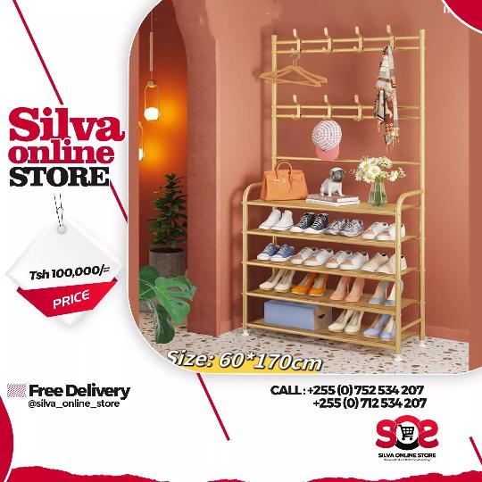 Golden Shoe Rack and  Purse Hanger for Tsh. 100,000/= only.

Place your order now!
~
Call/Whatsapp: 0752 534 207 or 0712 534 207