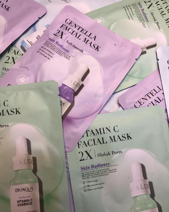 Sheet mask available now 
Yes we deliver
Call 0659280670
Price 2500/ one sheet