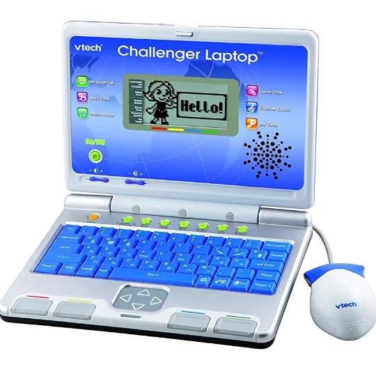 CHALLENGER LAPTOP: Designed to reinforce fun learning for kids across a range of topics including; phonics, vocabulary, maths, m