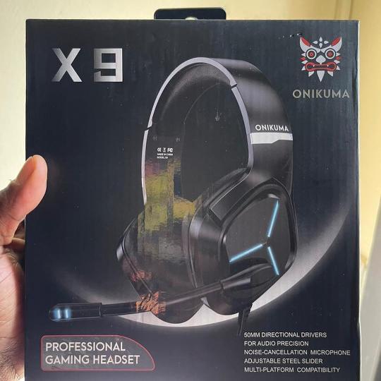 X9 Gaming HeadSet
Custom Tuned 50mm
Dual Neodymium Drivers
Flexible, 
High Sensivity Noise Cancelling.
Available for 85,000/=
Co