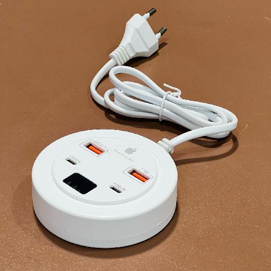 FAST CHARGER available 

✨35WUSB-C+C Power Socket
✨4 Plugs Power Socket-Digital Display
✨support all iphones
✨Durable

PRICE TSH