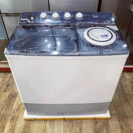 Hisense washing machine •4 yrs warranty •white 
•6kg bei 520.000 
•8kg bei 630.000 
•14kg bei 725.000 
•16kg bei 780.000
 :-feat