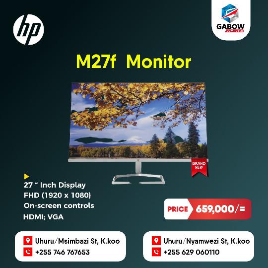 Brand New
Get HP M27f Monitor, For 659,000/=

Screen size
27