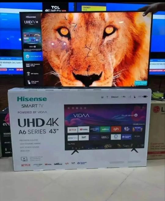 Offers Offers HISENSE SMART UHD 4K INCH 43
HISENSE SMART UHD 4K TV FRAMELESS 
3years Warranty 

Bei 780,000/=
Free Wall Bracket 