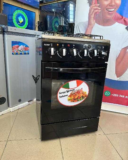 Alitop cooker (50x50)cm Tsh:420,000
✔️3 gas burner & 1 electric 
✔️Electric oven
◾️Warranty mwaka mzima
◾️Free delivery in Dar E