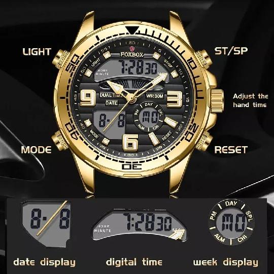 Brand new Original ⌚Foxbox Digital Analog Steel Watch-Model:F423 going on SALE at ?Tsh49,000