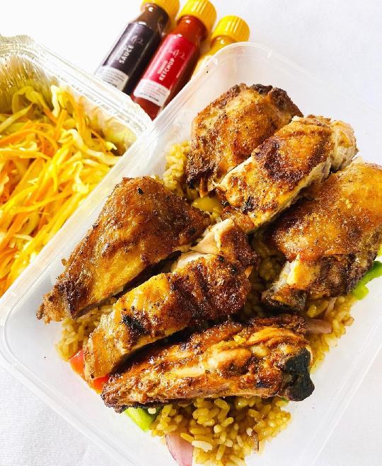 LUNCH YA LEO:

Fried Rice with 2 Chicken thighs kwa Tsh 15,000 tu. Pata lunch makini kabisa mchana wa leo. 

Tupigie 0677464646 