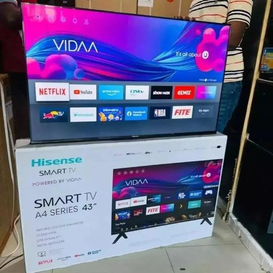 Reposted bidhaa_classic_home_store Offers ?Offers ?
Hisense 43″ HD Smart – 
3 years warranty 
Bracket Bure 
HDMI cable Bure
? Pr