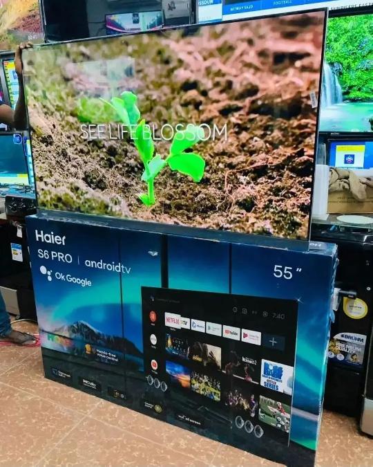 Reposted bidhaa_classic_home_store Offers ?Offers ?
HAIER S6 PRO SMART ANDROID
TV 55
