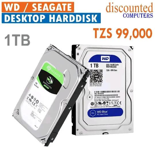 0655 770 716 / 0755 770 716
Discounted Price: 99,000/-

Desktop Hard disk (HDD)
Capacity: 1000GB (1TB) 
Brands: SEAGATE, WESTERN