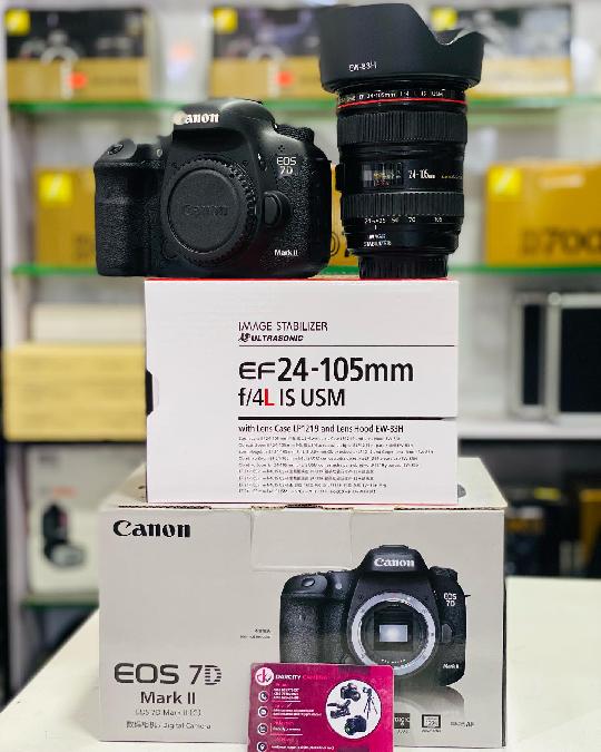 CANON 7D MARK II WITH 24-105MM

TSH 3,850,000

CALL US NOW 

0629-923535 ADMIN 1

0659973097 ADMIN2

0712-373316 ADMIN 3

0755-4