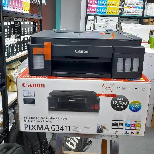 Canon  Pixma G3411.
Print. Copy. Scan. Photo ? 
Wireless.  Mobile printing. 

Ina print PASSPORT SIZE ? 
Ina print Vitambulisho 