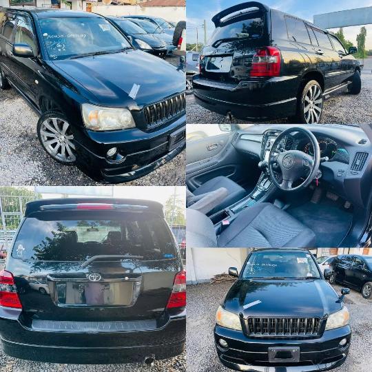 TOYOTA KLUGER
Five Seater
Mwaka 2005/2006
Black  In Colour
Low Milage km elfu 56
Cc 2362
2WD
Black Interior
Forg Light Lamp
Rear