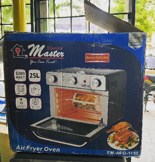 ##OFFER,”,OFFER,”,OFFER#

#ELECTRO MASTER AIR FRYER OVEN#

#BRAND NEW#

#ANALOG with TIMER#

•*Power Capacity➡️2000 Watts*•

•*O