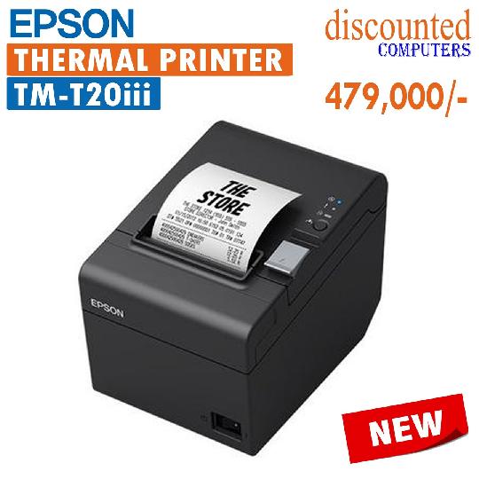 #epson #printer
0655 770 716 / 0755 770 716

Epson TM-T20iii
Connectivity: USB + Network
Condition: NEW
Warranty: 1 Year
Discoun