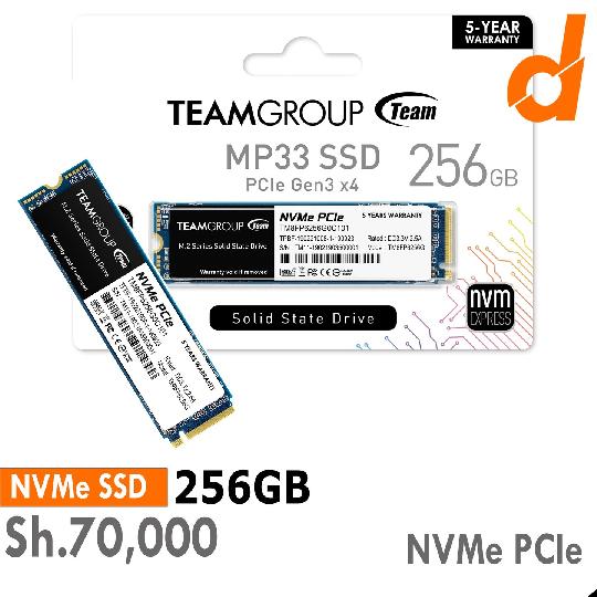 #ssd #nvme #teamgroup
0655 770 716 / 0755 770 716

NVMe PCIe SSD - 256GB
SSD Type: NVMe
Brand: TEAMGROUP
Capacity: 256GB
Conditi