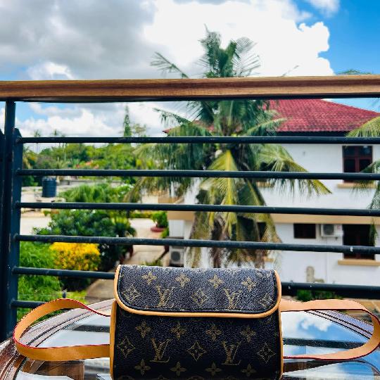 New Merch Alert ?
Status: SOLD
Brand: LOUIS VUITTON 
Style: Fannypack 
Colour: ?? Brown (Genuine Leather)
Price: 40,000/= Tzs

•