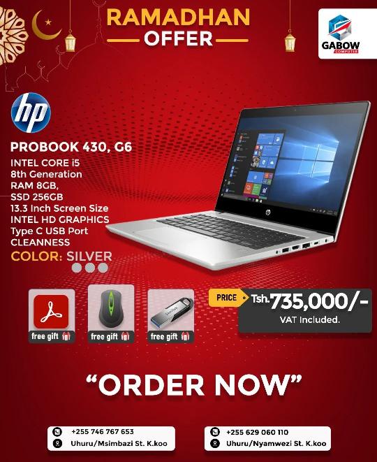 New Arrivals ?

HP ProBook 430, G6
Intel core i5
for Tsh.735,000/- only
 
? Gifts
Free Mouse ?️
Free Flash Card
Free Application